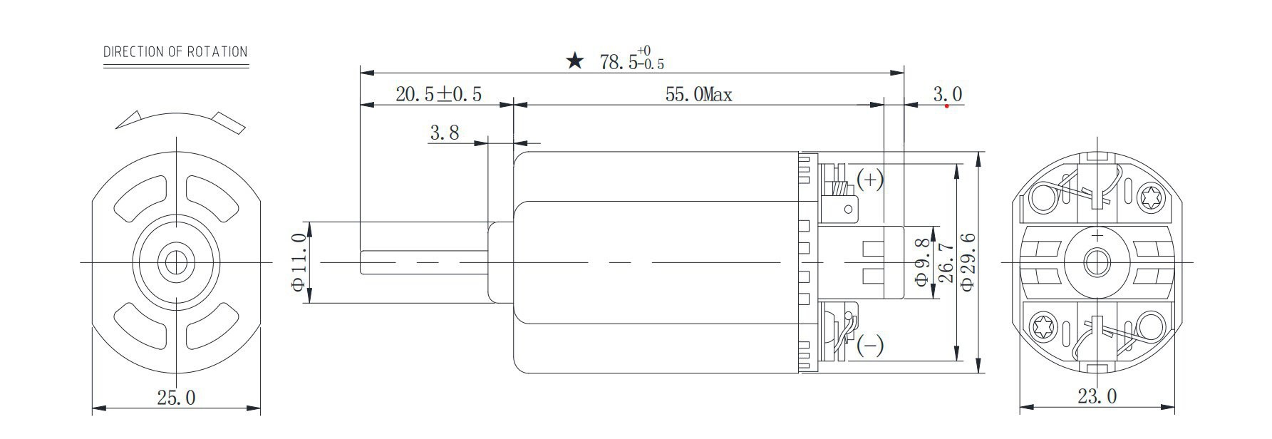 8518G airsoft Motor Outline